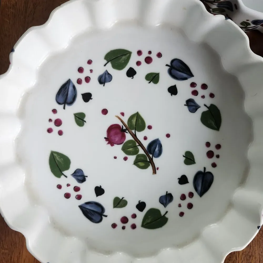 Haviland Limoges France Alumunite Krugier Tart Quiche Baking Dishes Set of 3